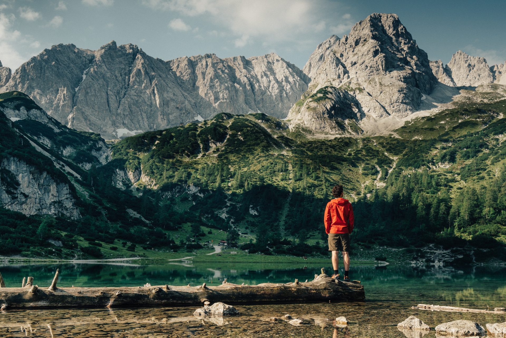 Seebensee bij Ehrwald in de Tiroler Zugspitz Arena