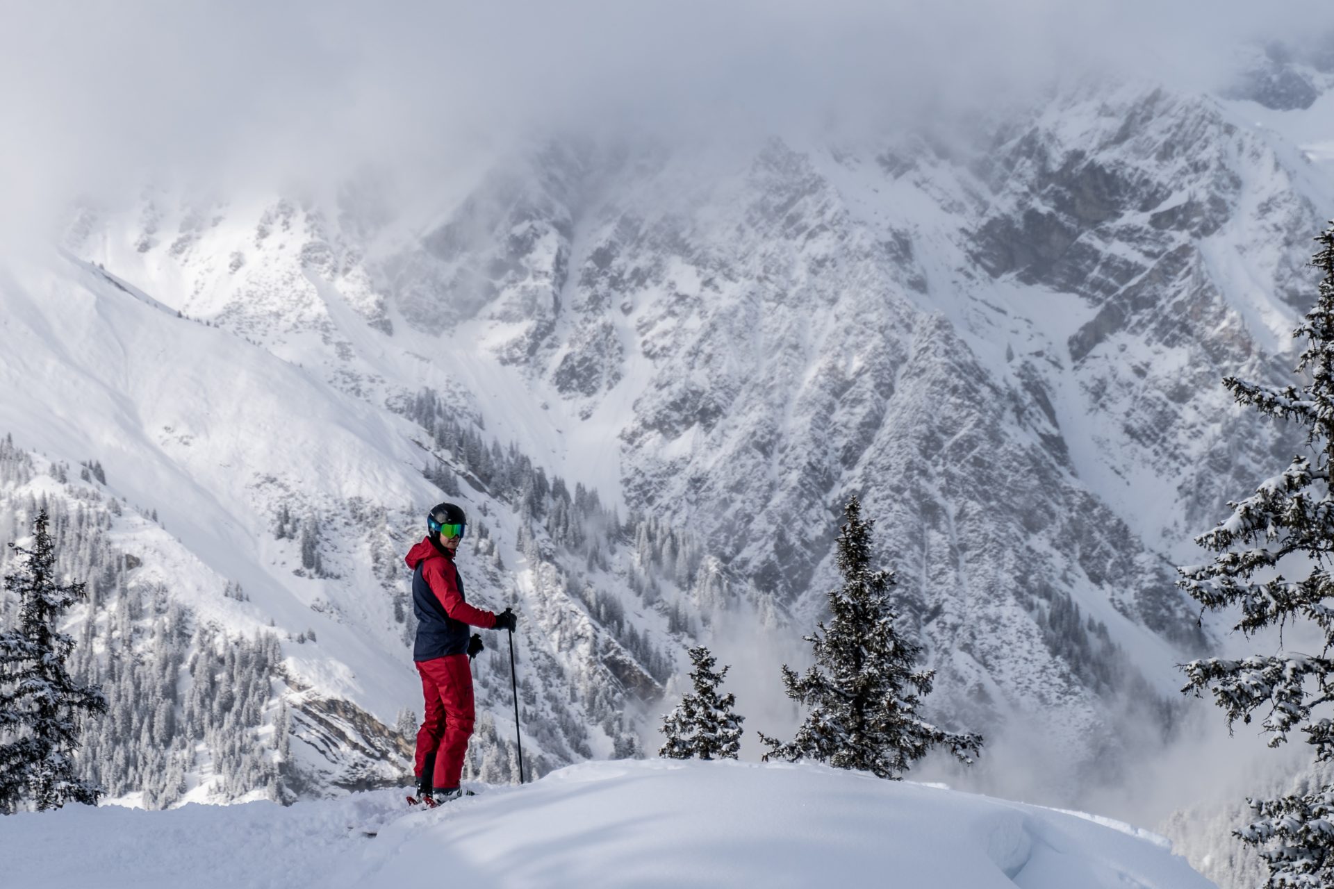 Skigebied Sonnenkopf in het Klostertal