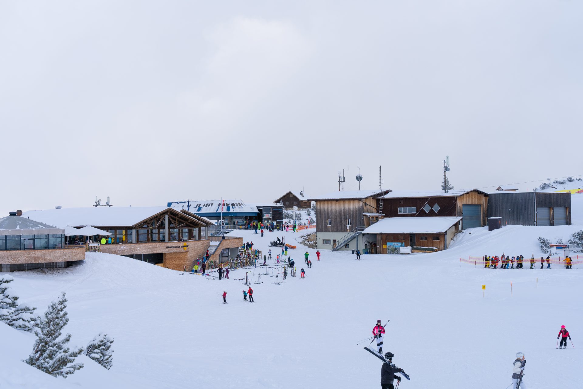 Restaurants op de Sonnenkopf in het Klostertal