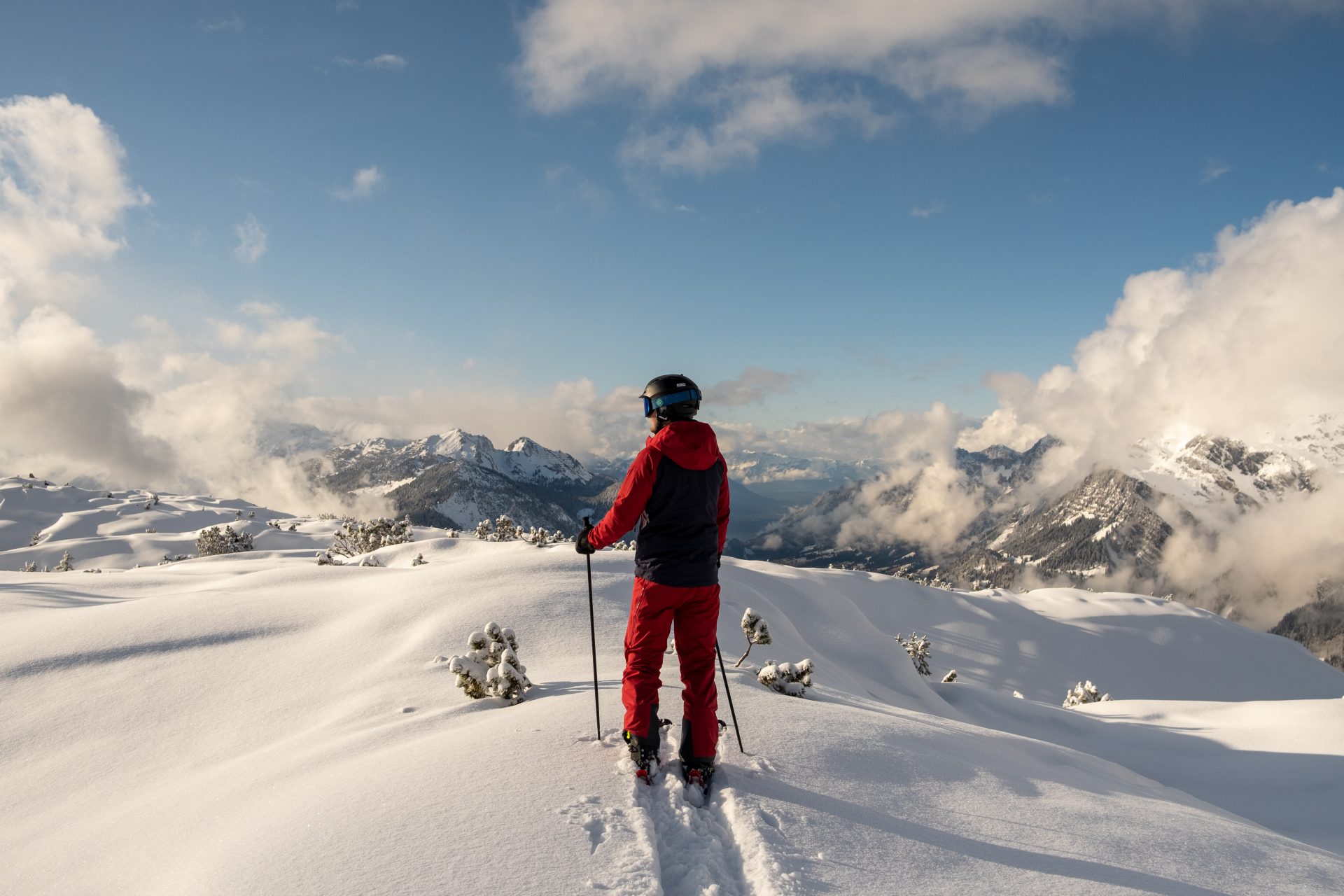 Skigebied Sonnenkopf in het Klostertal