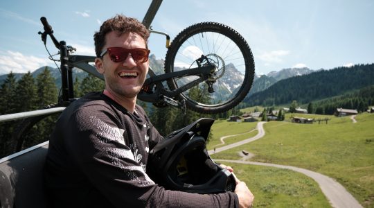 First Try Guiding in het Bikepark Brandnertal