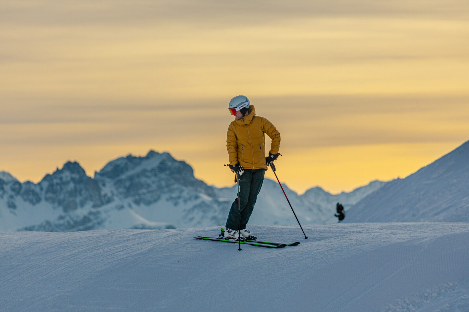 Zonsondergang op de Nordkette bij Innsbruck