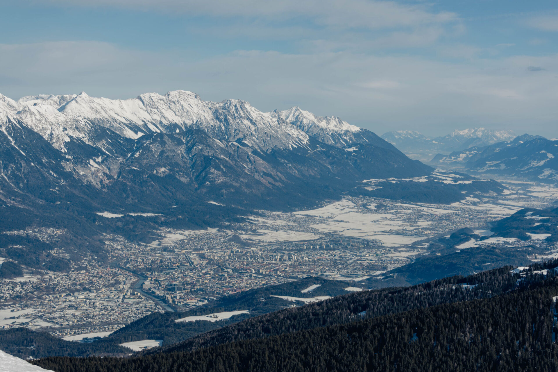 Skigebied vlakbij Innsbruck: Axamer Lizum